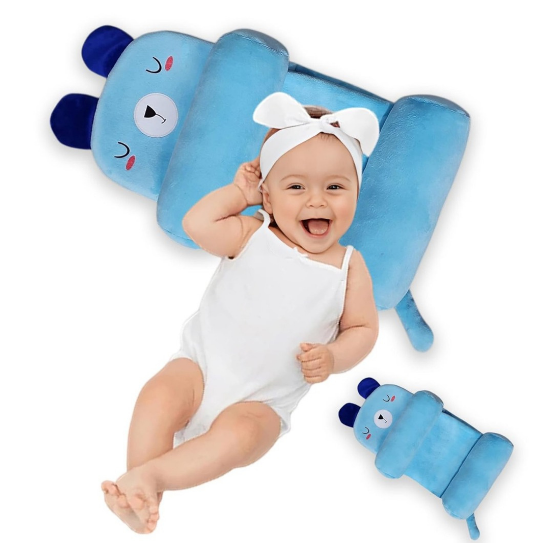 Baby Neck Support Anti-Slide Sleeping Pillow (Dual Side Support)