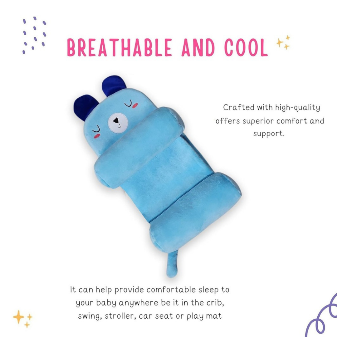 Baby Neck Support Anti-Slide Sleeping Pillow (Dual Side Support) - Image 2