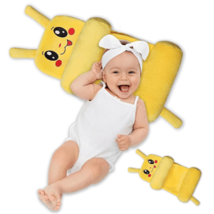 Baby Sleep Positioner Pillow with Slide Support – Plush Anti-Roll Comfort