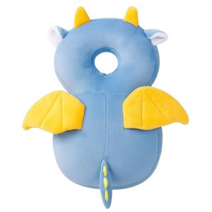 Baby Head Protector Backpack – Soft Dragon Design Safety Cushion for Toddlers & Infants